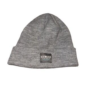 Icewear Iceland Gray Tinder Beanie Acrylic Knit  Hat Youth 7-12 Years